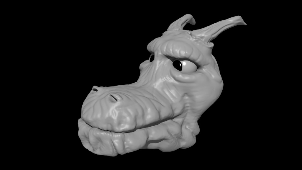 Dragon Head Sculpt preview image 1